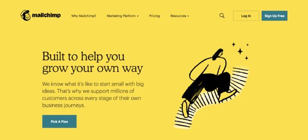 La guía definitiva para el marketing de productos en 2022 5 ejemplo de marketing de productos mailchimp